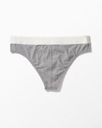 YYCG women's ribbed boy brief in black gray white – breathable preshrunk rayon underwear