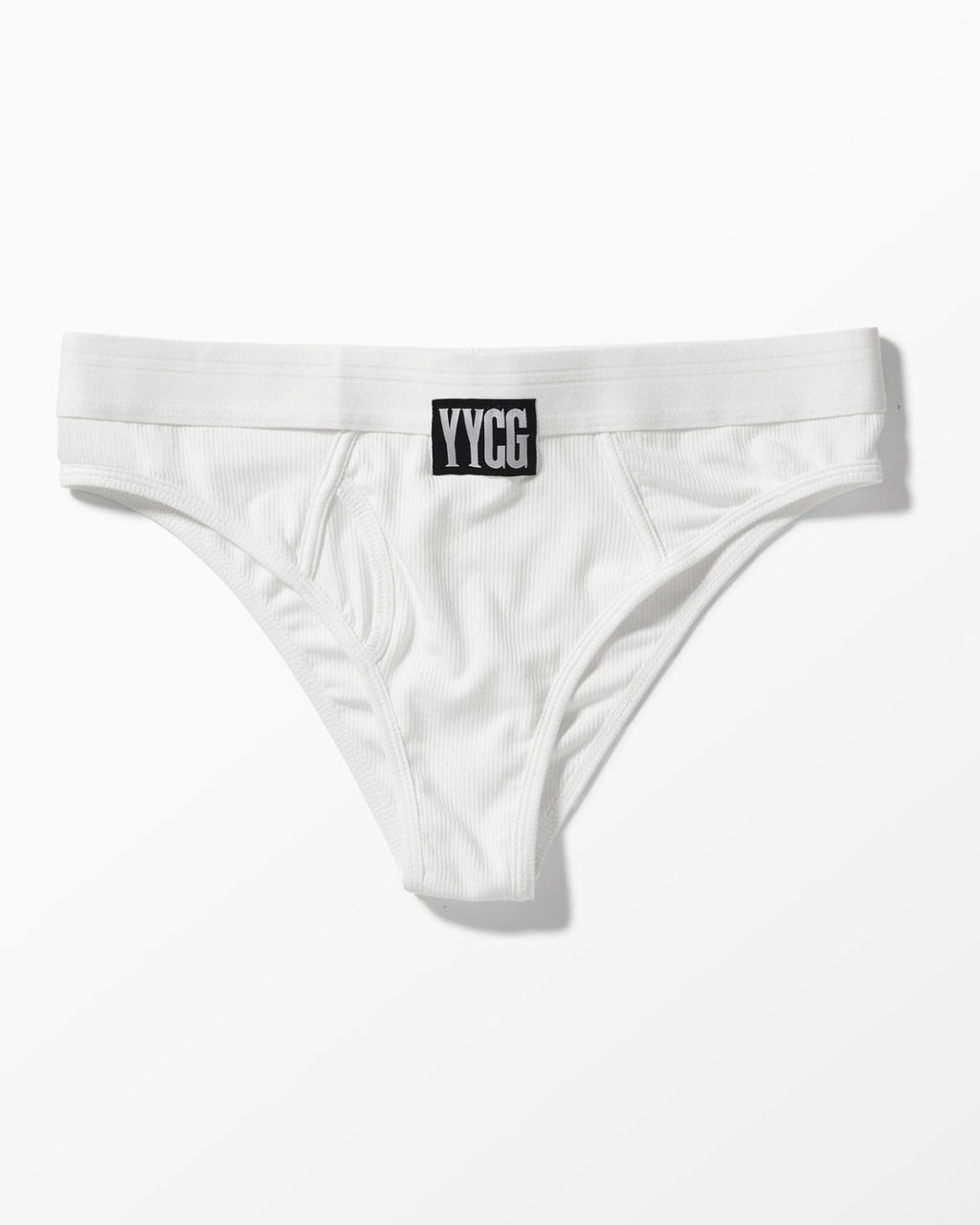 YYCG women's ribbed boy brief in white black gray – soft rayon stretch underwear