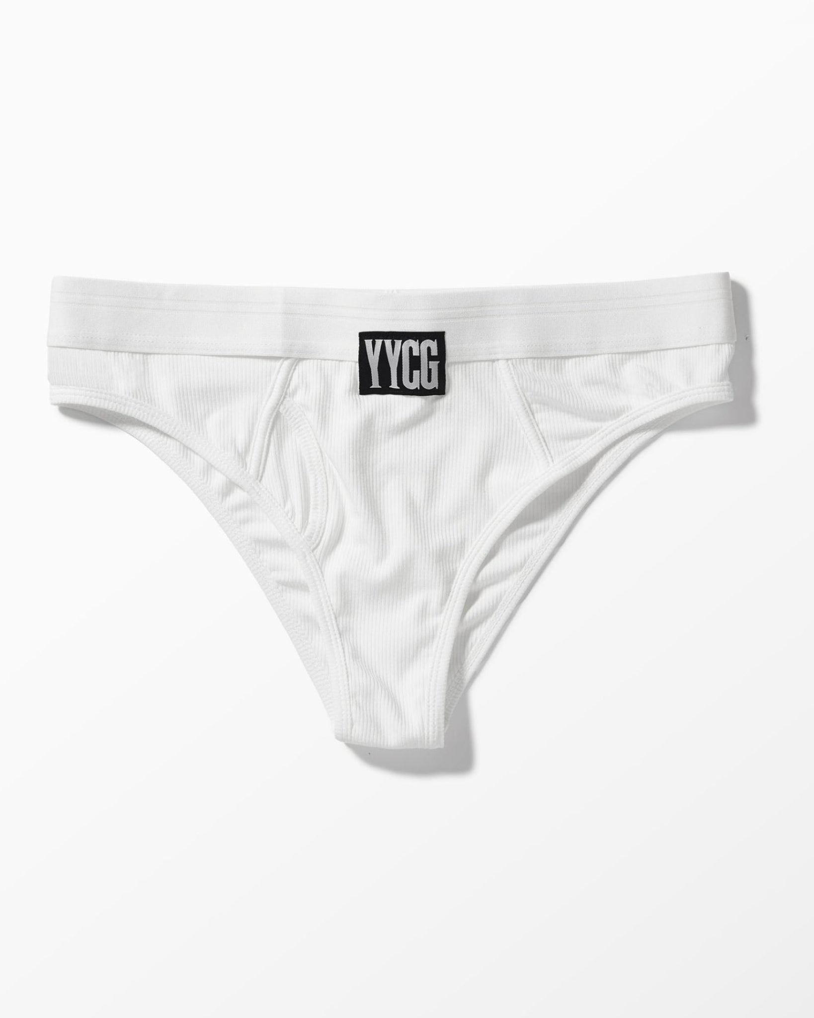 YYCG women's ribbed boy brief in black gray white – breathable preshrunk rayon underwear