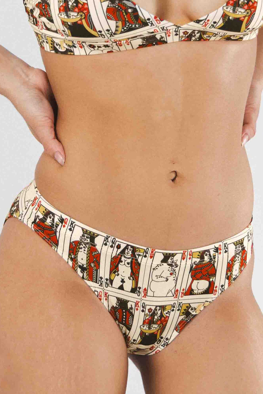 Shinesty The Bottomless Blackjack playing cards modal bikini – funny gambling novelty
