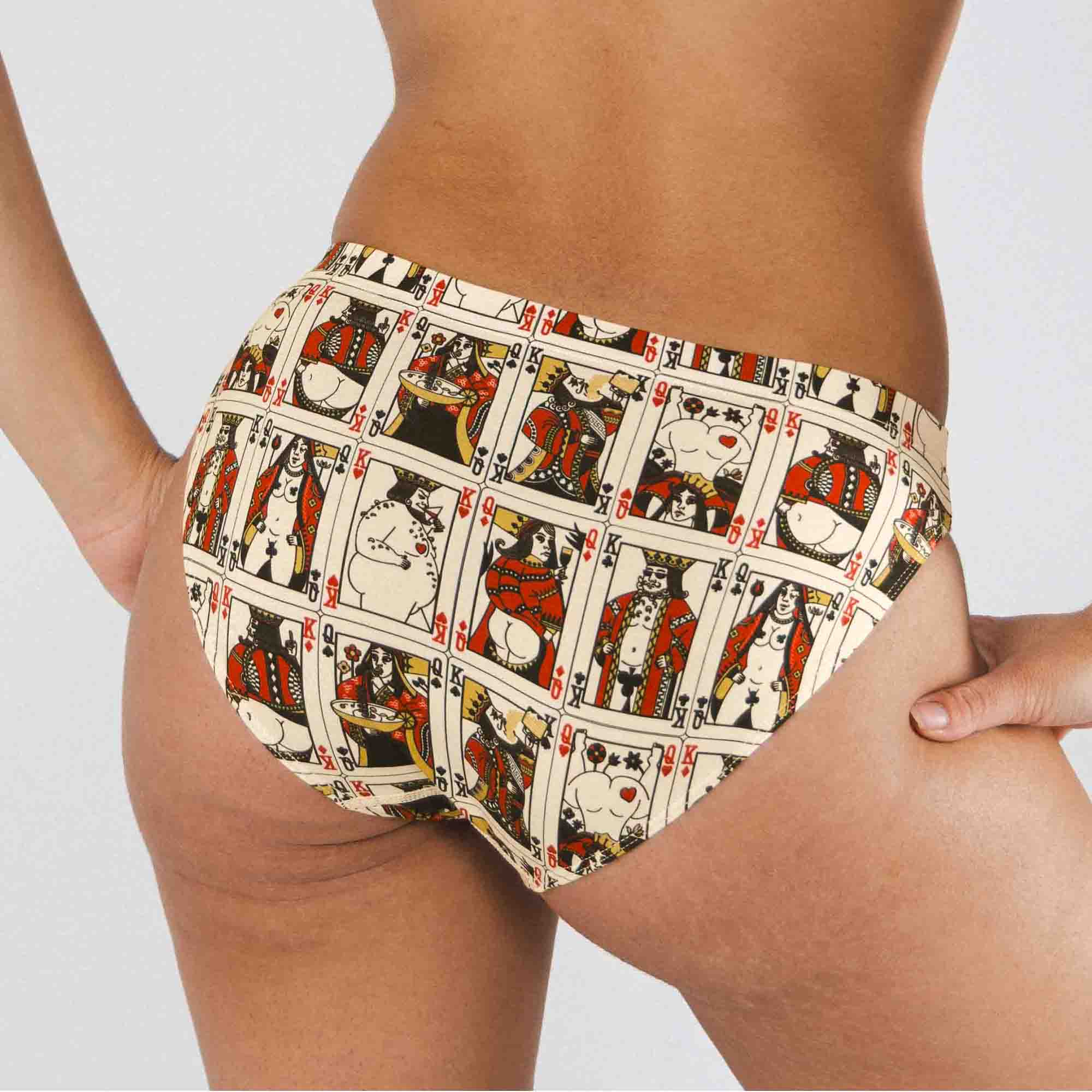 Shinesty The Bottomless Blackjack playing cards modal bikini – funny gambling novelty