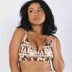 Shinesty The Bottomless Blackjack playing cards Boob Hammock plunge bralette – novelty