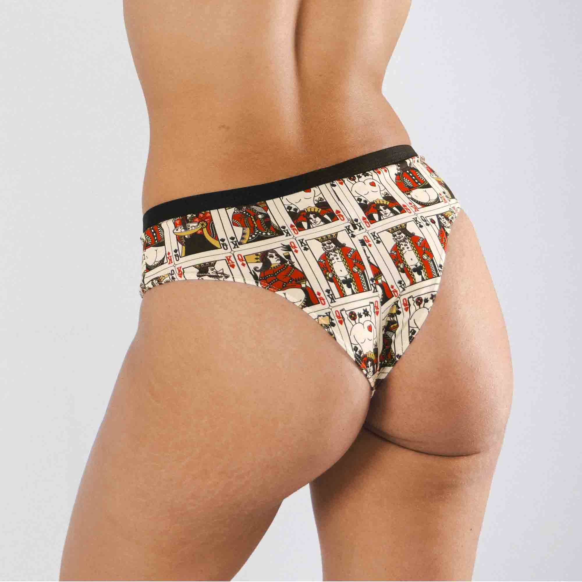 Shinesty The Bottomless Blackjack playing cards cheeky underwear – funny gambling novelty