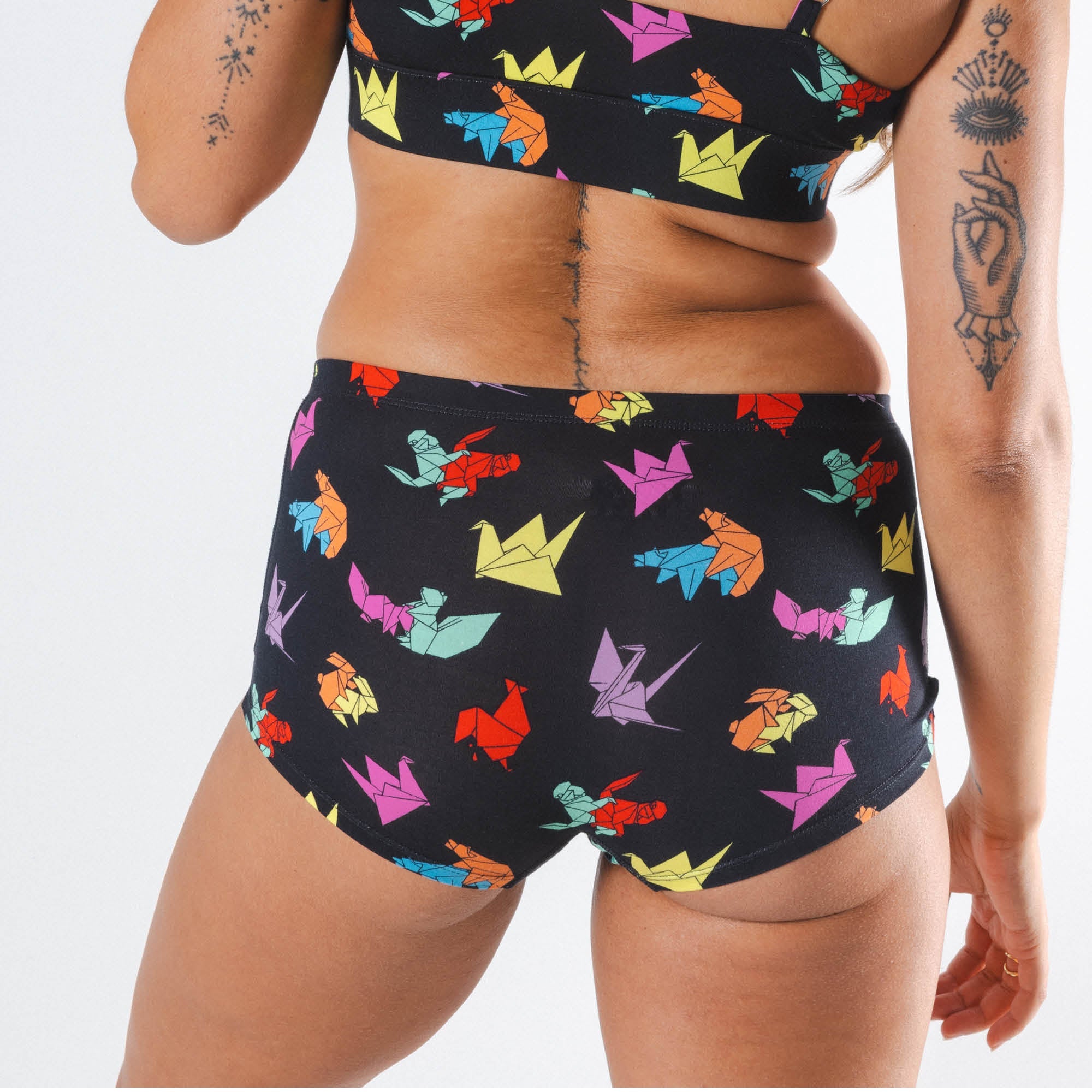 Shinesty The Fold Fashioned origami modal boyshort underwear – funny naughty novelty