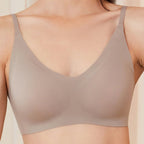 The Only Bra Only Adjustable Bra in Champagne, front view on a white background.