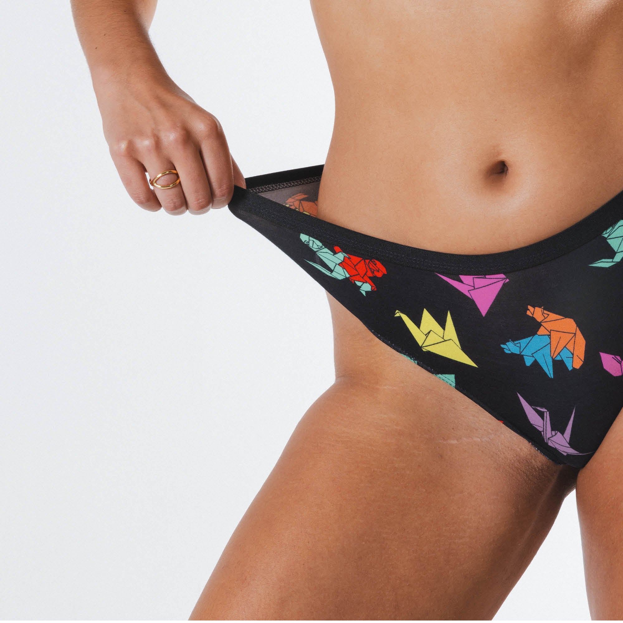 Shinesty The Fold Fashioned origami cheeky underwear – funny naughty novelty underwear