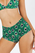 Shinesty The Fancy Feather peacock seamless boyshort underwear – bold jewel tone novelty