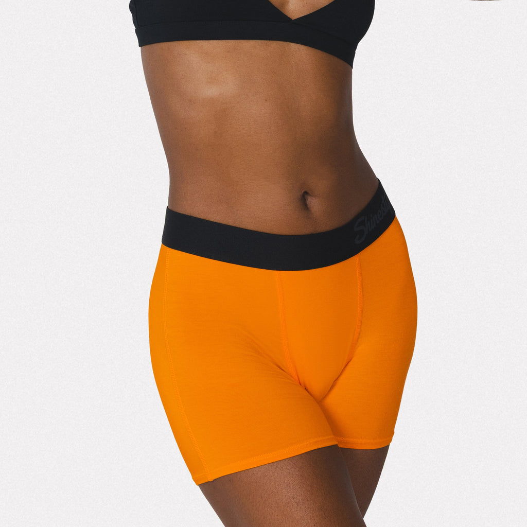 Shinesty The Good Gourd jack o' lantern women's boxers – funny Halloween novelty underwear