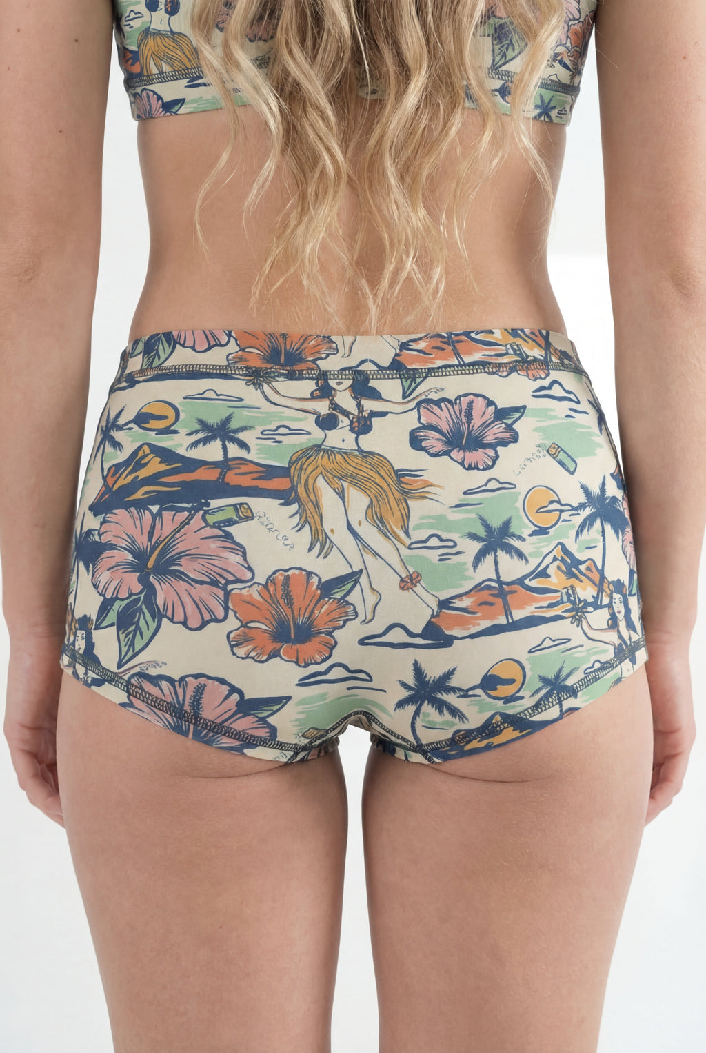 Shinesty The Come Monday x Margaritaville modal boyshort – tropical collab novelty