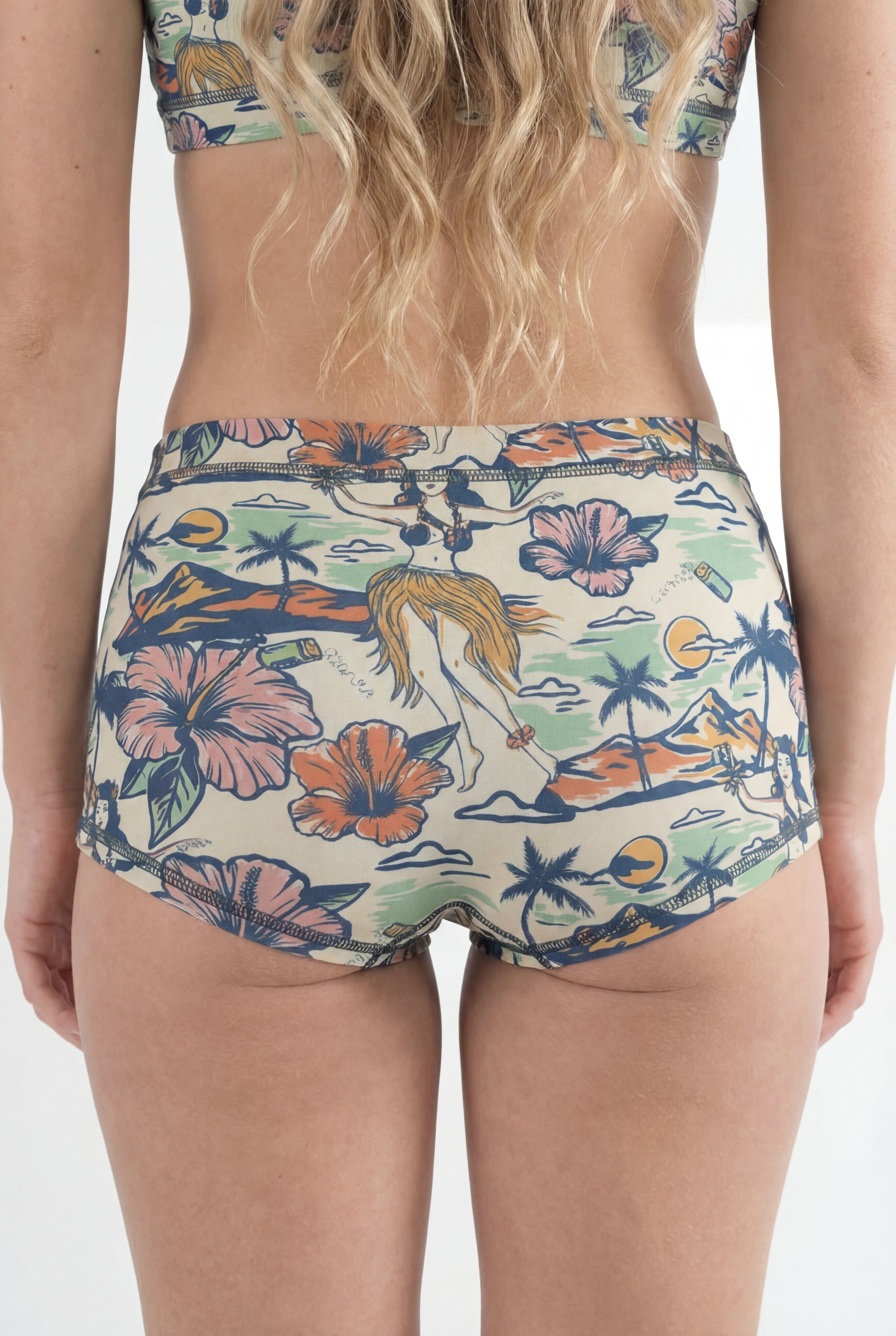 Shinesty The Come Monday x Margaritaville modal boyshort – tropical collab novelty