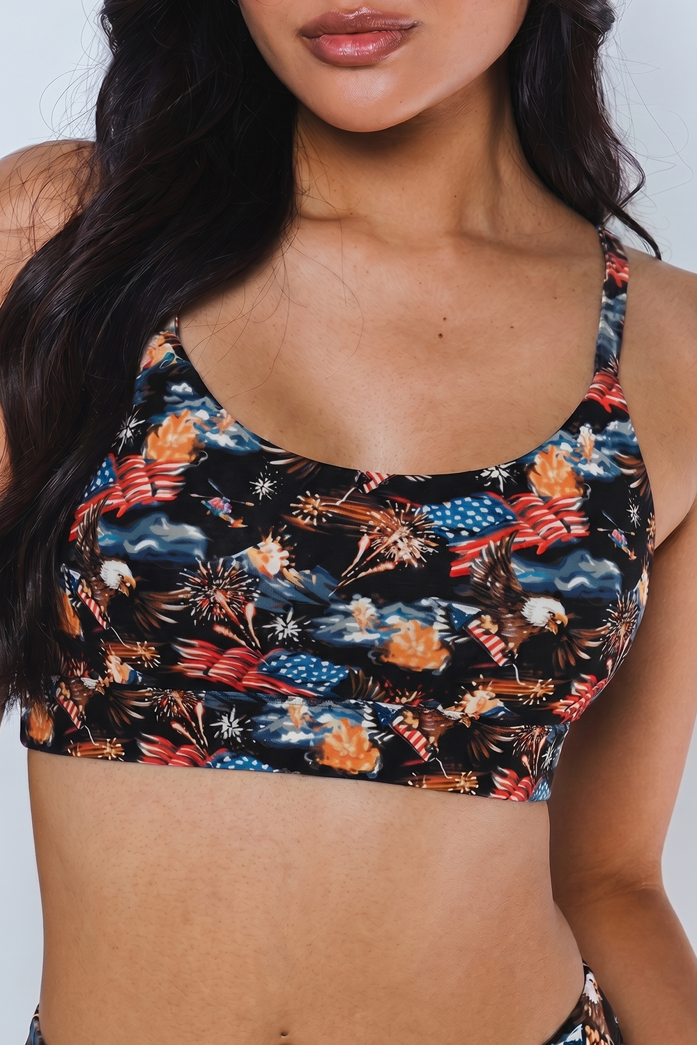 Shinesty The Declaration Americana eagles Boob Hammock scoop bralette – patriotic novelty