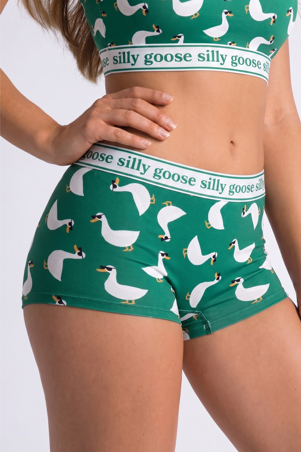 Shinesty The Duck You Middle Class Fancy Duck You Boyshort Underwear – women's middle class fancy x shinesty duck print bo...