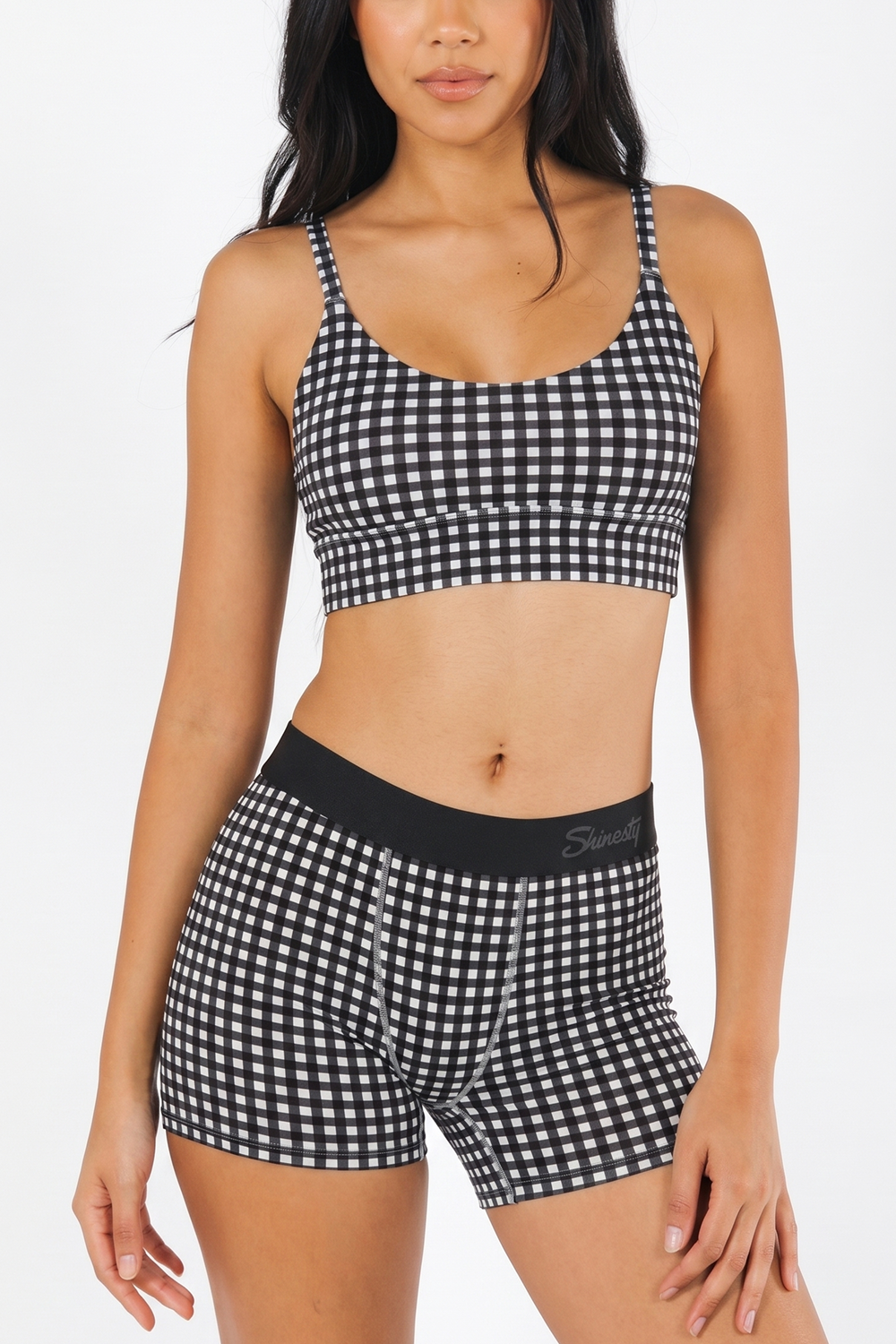 Shinesty The Blackberry Bramble Window Pane Women's Boxer – women's window pane plaid print women's boxer