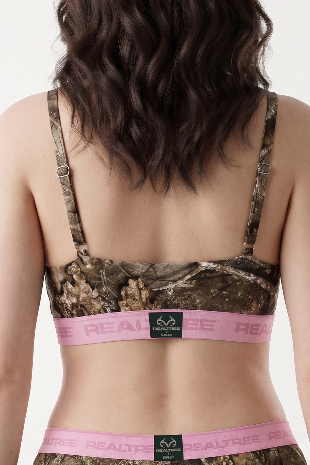 Shinesty The Wild Game Realtree® Neon Pink Bralette – women's realtree® x shinesty neon pink camo print bralette