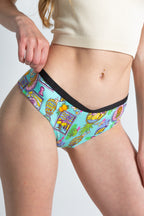 Shinesty The Island Time pineapple scene cheeky underwear – funny tropical novelty underwear