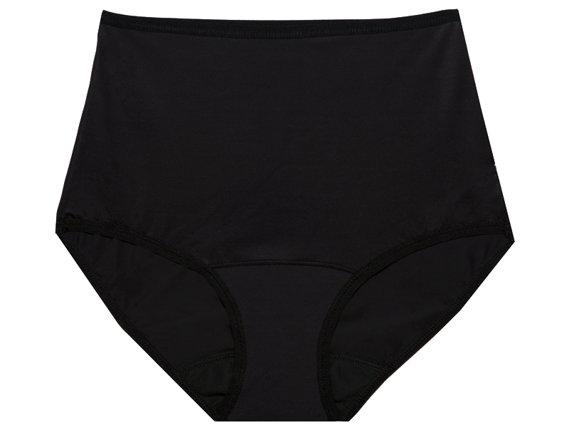 Dear Kate Nellie Brief Mini worn on model, front view on a white background.