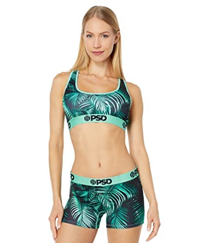 PSD Women's Lush Palm Sports Bra Green
