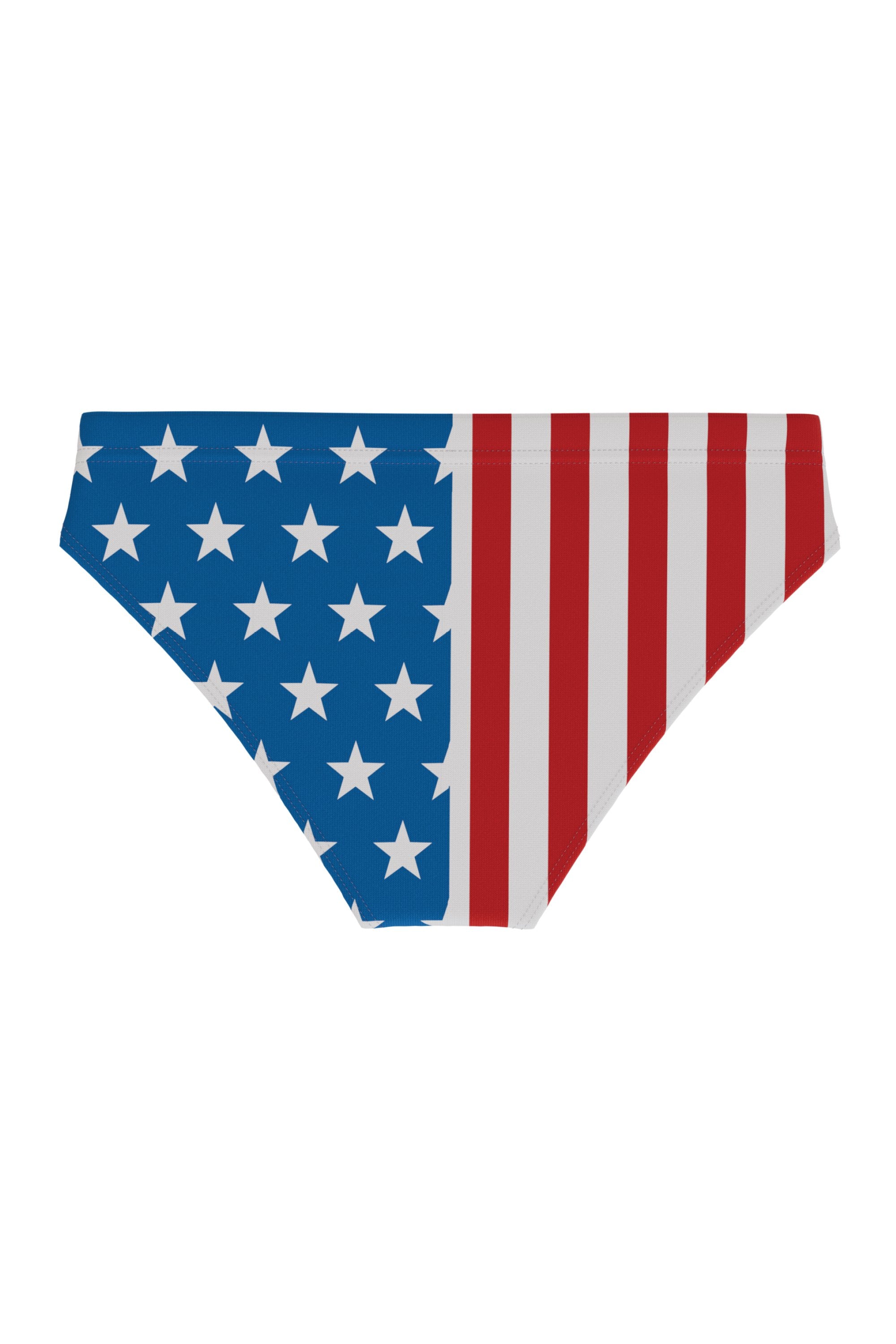 Shinesty The Mascot American flag Ball Hammock pouch swim brief – patriotic novelty swimwear