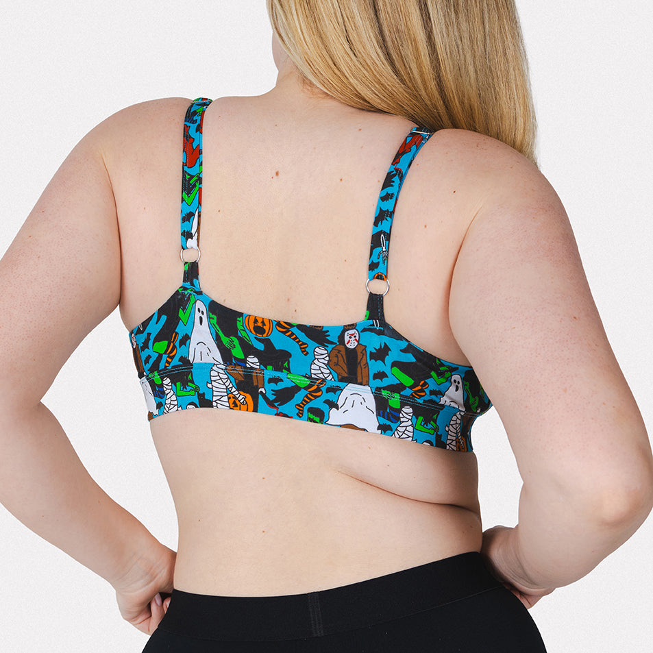 Shinesty The Monster Smash Halloween characters Boob Hammock plunge bralette – Halloween