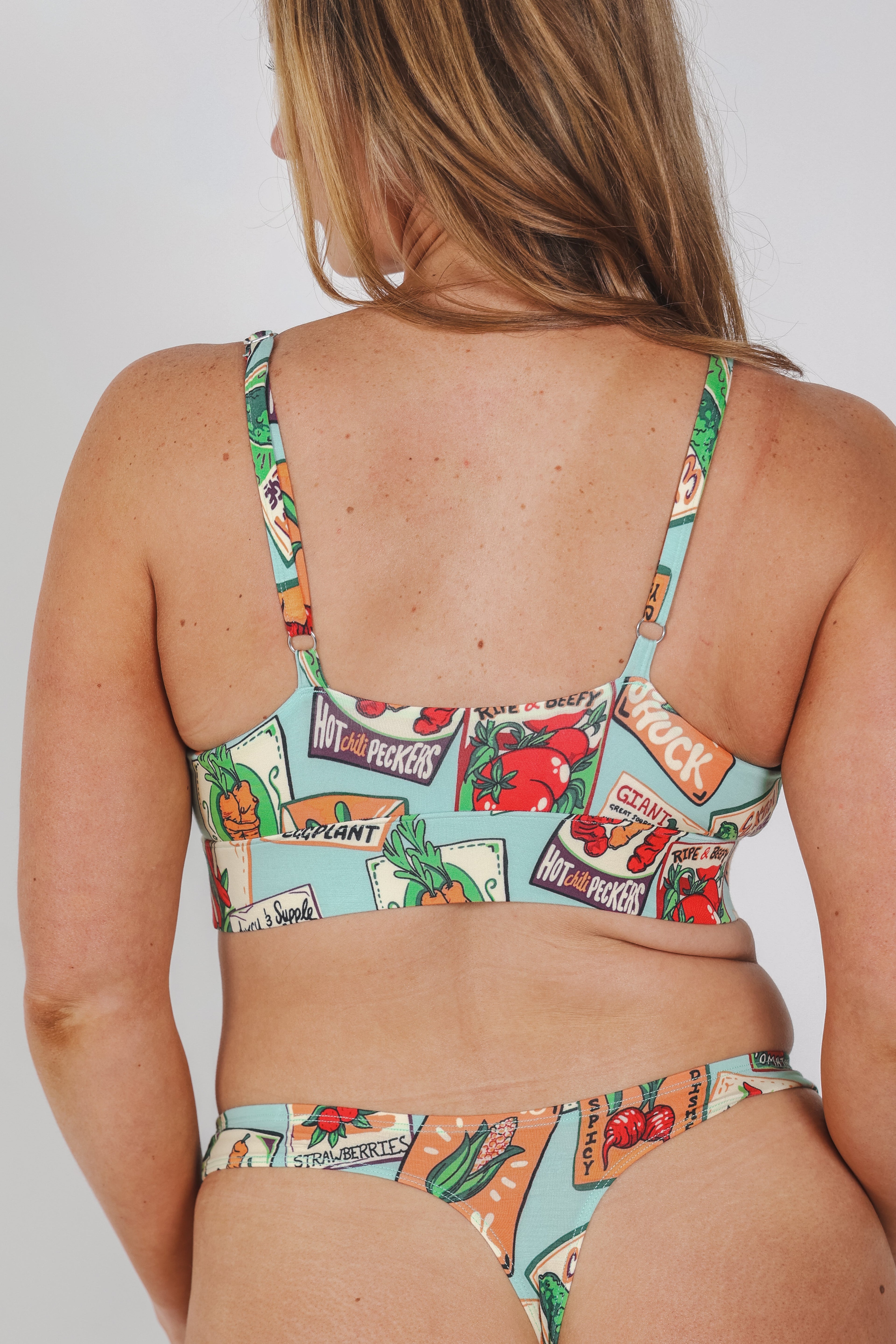 Shinesty The Need For Seed seed packet Boob Hammock scoop bralette – garden novelty bralette