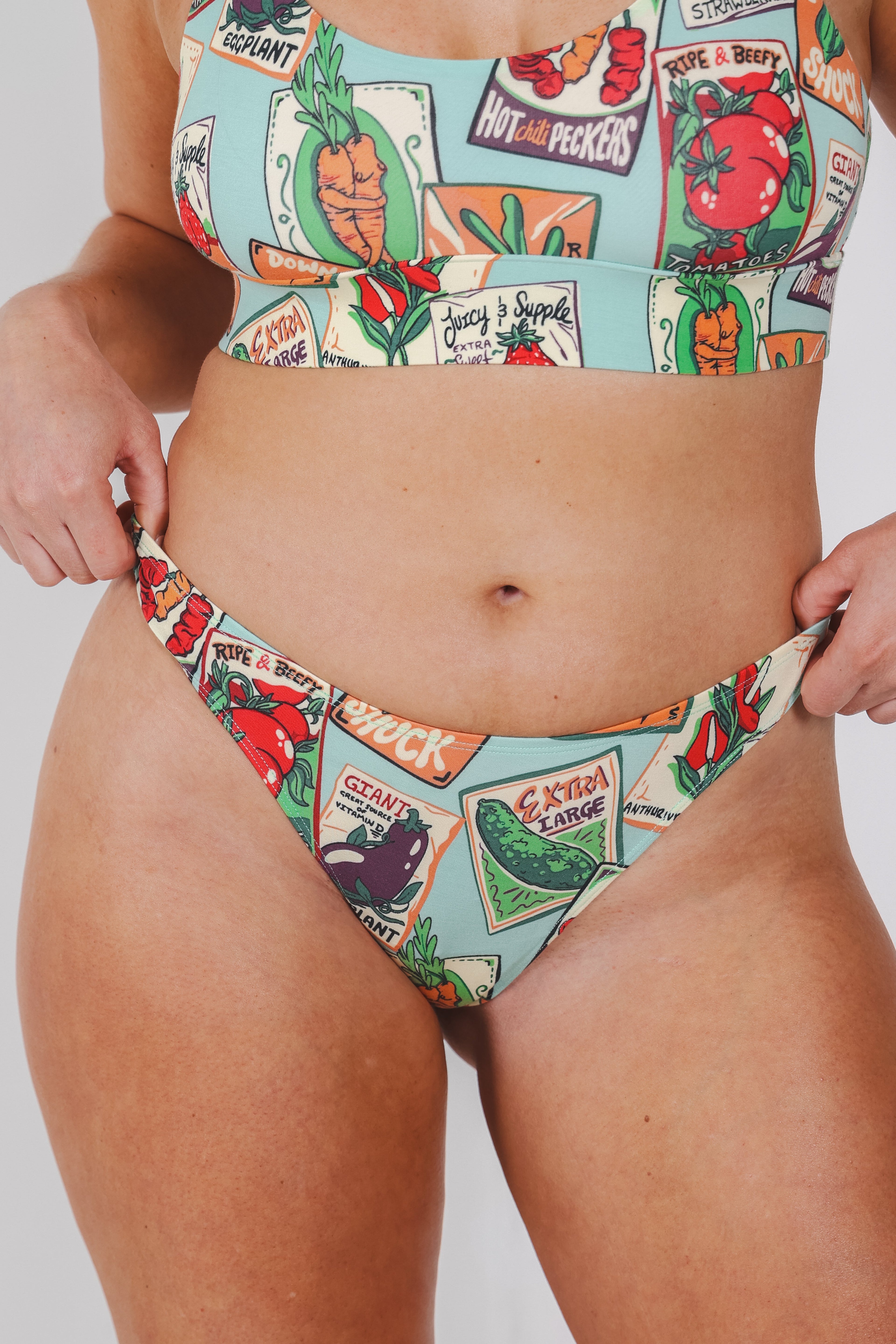 Shinesty The Need For Seed seed packet MicroModal thong – funny garden novelty underwear