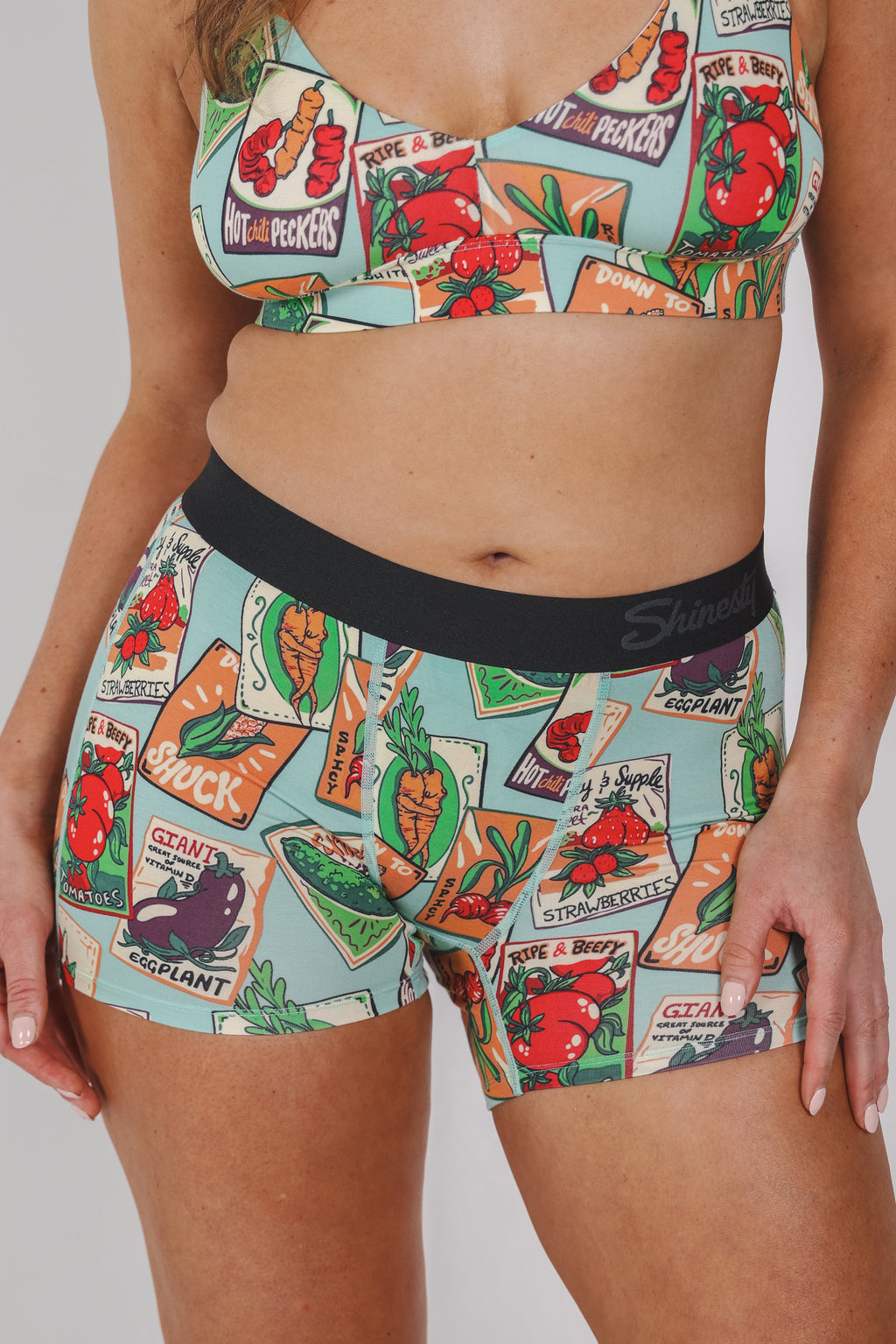 Shinesty The Need For Seed seed packet women's boxers – funny garden novelty underwear