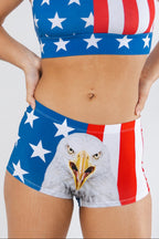 Shinesty The Mascot American flag modal boyshort underwear – patriotic novelty