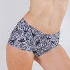 Shinesty The Racy and Lacy provocative lace print seamless boyshort – funny novelty underwear