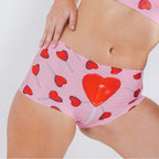 Shinesty The Suckered In heart lollipop seamless boyshort – funny sweet novelty