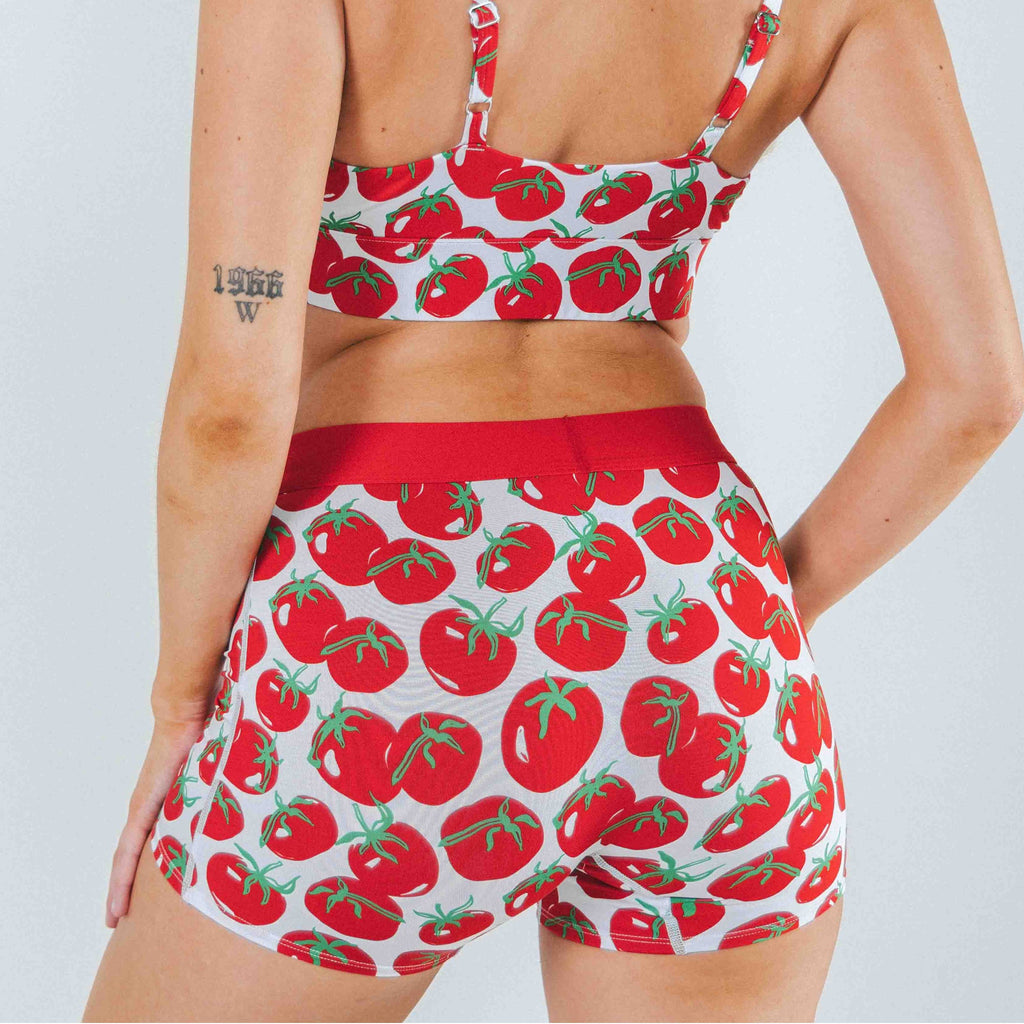 Shinesty The Roma tomato women's boxers – funny garden tomato novelty lounge underwear
