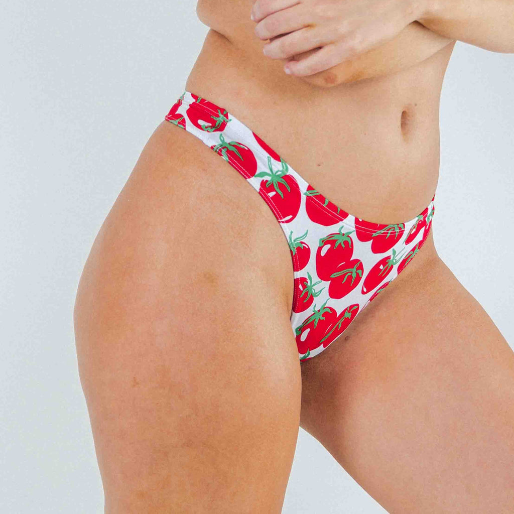 Shinesty The Roma tomato MicroModal thong – funny garden tomato novelty underwear