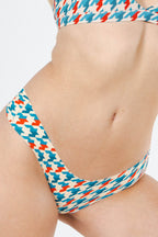 Shinesty The Swanky retro houndstooth seamless thong – bold patterned novelty