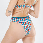 Shinesty The Swanky retro houndstooth cheeky underwear – bold patterned novelty