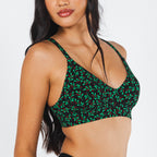 Shinesty The Kiss Me There mistletoe Boob Hammock plunge bralette – Christmas novelty bralette