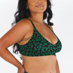 Shinesty The Kiss Me There mistletoe Boob Hammock plunge bralette – Christmas novelty bralette