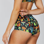 Shinesty The Super Shroom neon mushrooms modal boyshort underwear – funny neon novelty