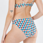 Shinesty The Swanky retro houndstooth modal bikini underwear – bold patterned novelty