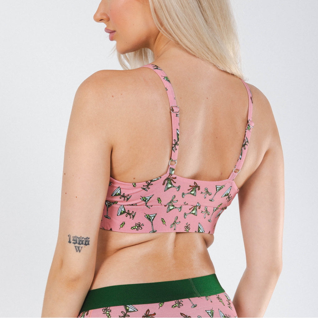 Shinesty The Teeny Tini martini Boob Hammock scoop bralette – funny cocktail novelty