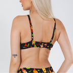 Shinesty The Gotcha Sriracha hot sauce Boob Hammock triangle bralette – funny novelty bralette