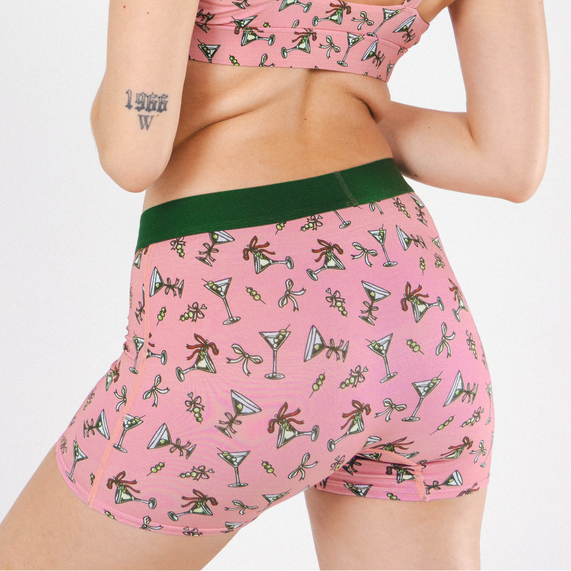 Shinesty The Teeny Tini martini women's boxers – funny cocktail novelty lounge