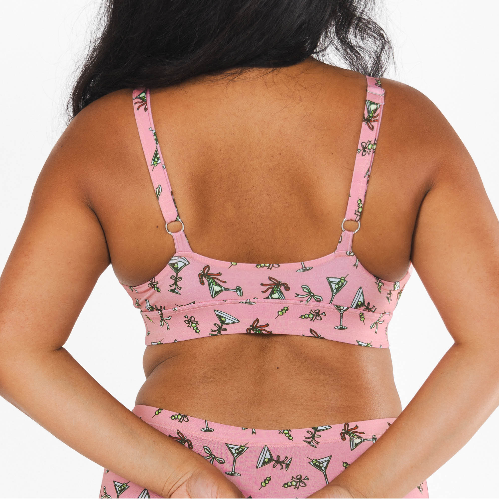 Shinesty The Teeny Tini martini Boob Hammock plunge bralette – funny cocktail novelty