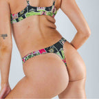 Shinesty The Area 51 retro alien MicroModal thong – funny retro alien novelty underwear