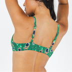 Shinesty The Fancy Feather peacock Boob Hammock triangle bralette – bold novelty bralette