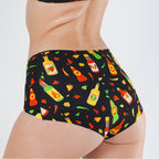 Shinesty The Gotcha Sriracha hot sauce seamless boyshort – funny food novelty