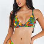 Shinesty The Leaf Peeps naughty leaves Boob Hammock triangle bralette – fall novelty bralette
