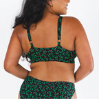 Shinesty The Kiss Me There mistletoe Boob Hammock plunge bralette – Christmas novelty bralette