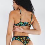Shinesty The Super Shroom neon mushrooms Boob Hammock triangle bralette – neon novelty