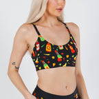 Shinesty The Gotcha Sriracha hot sauce Boob Hammock scoop bralette – funny food bralette