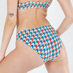 Shinesty The Swanky retro houndstooth modal bikini underwear – bold patterned novelty