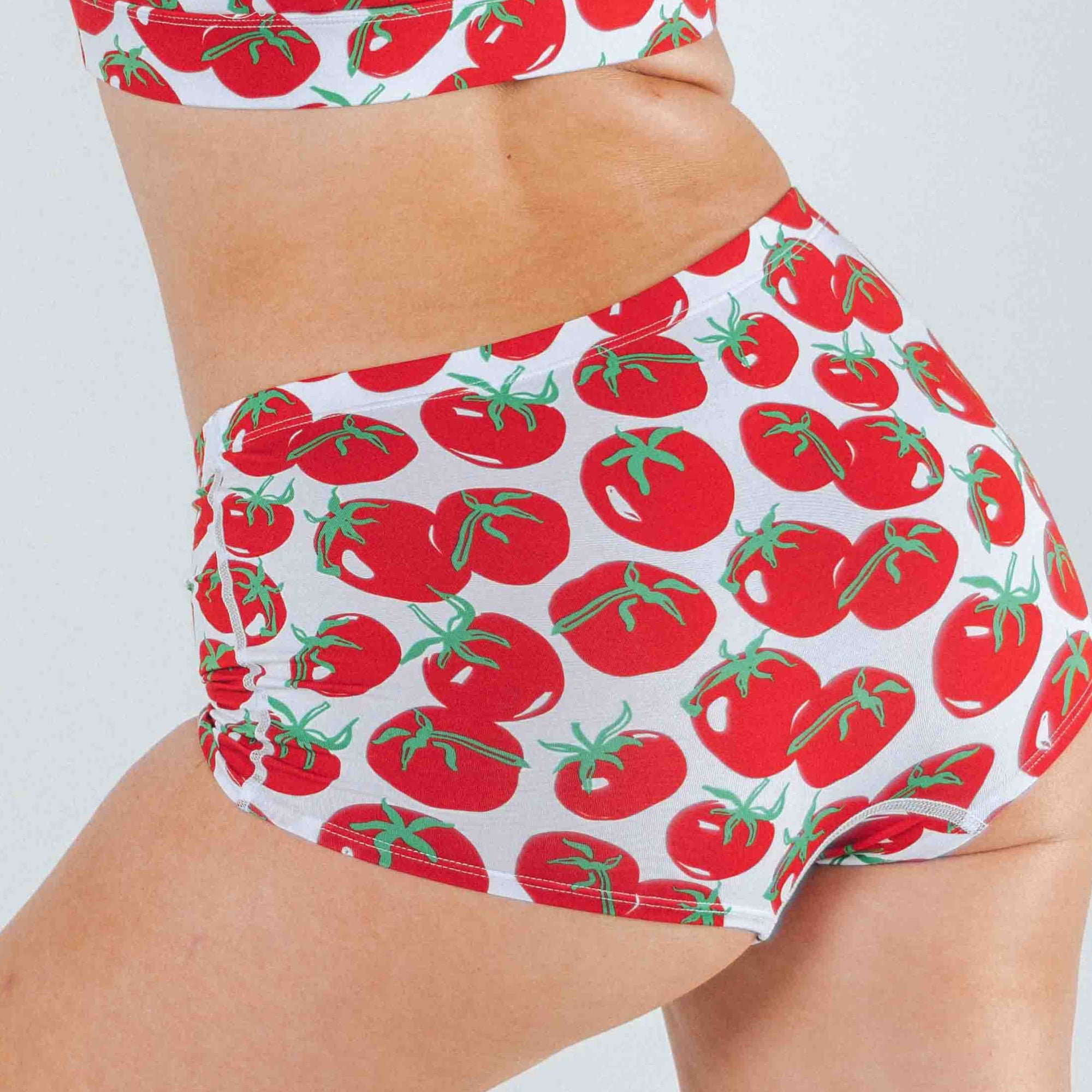 Shinesty The Roma tomato modal boyshort underwear – funny garden novelty underwear